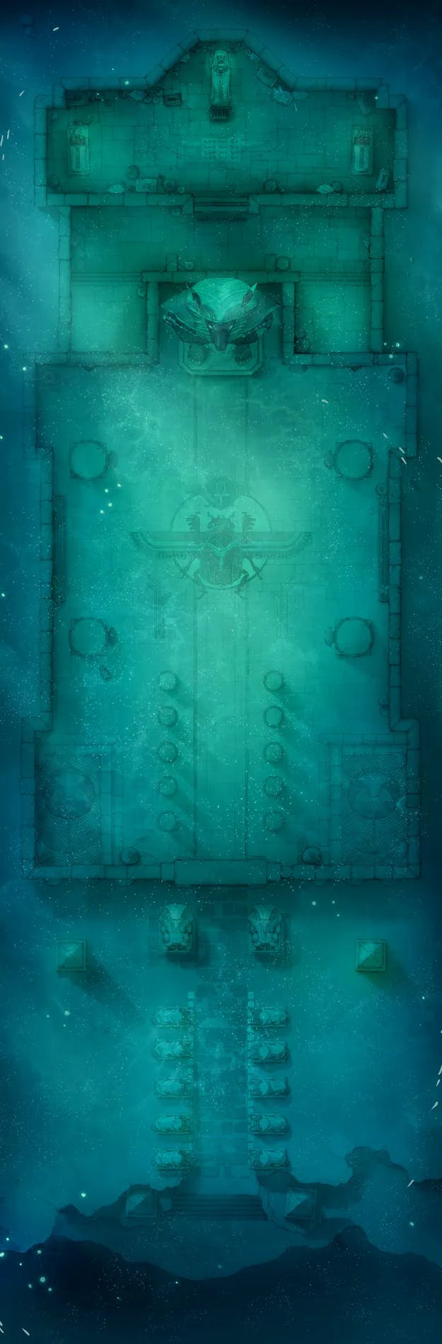 Pharaoh's Tomb map, Underwater Day variant thumbnail