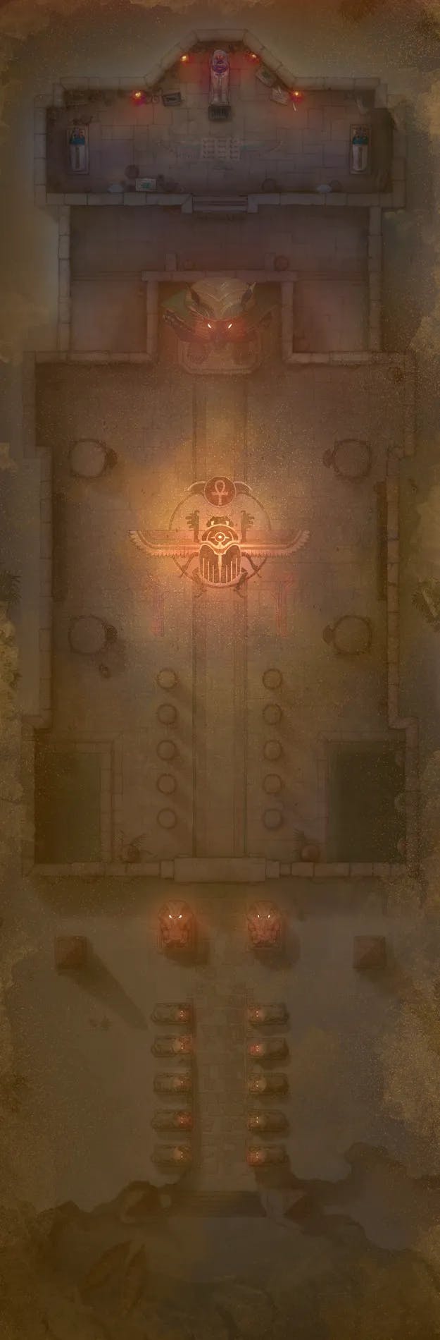 Pharaoh's Tomb map, Sandstorm Night variant thumbnail
