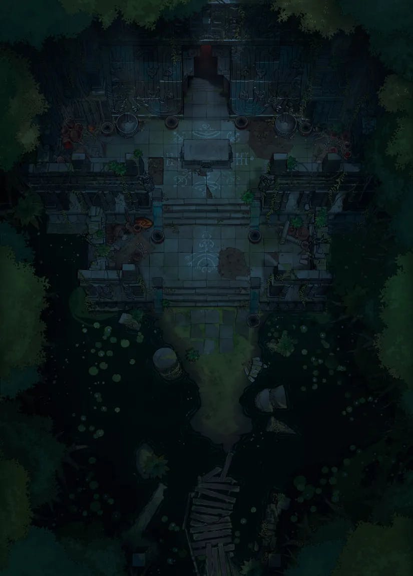 Jungle Temple Entrance map, Open No Flames Night variant thumbnail