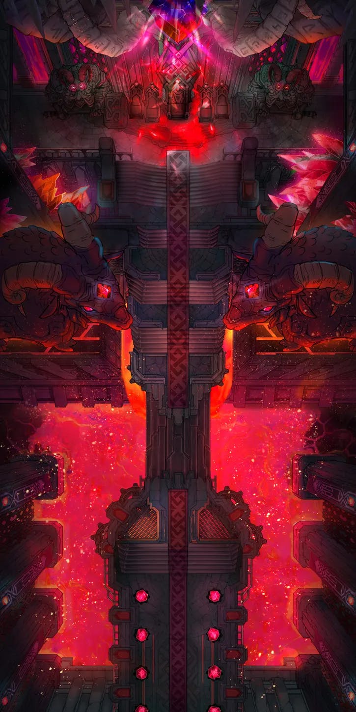 Dwarven Throne Hall map, Infernal variant thumbnail