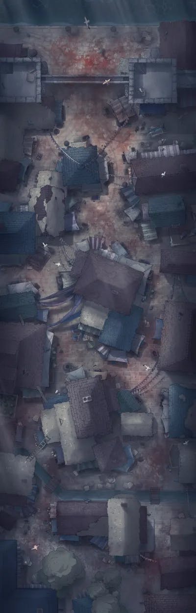 City Rooftop Chase map, Moonlight Massacre Night variant thumbnail