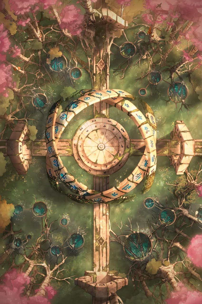 Celestial Gate map, Spring variant thumbnail