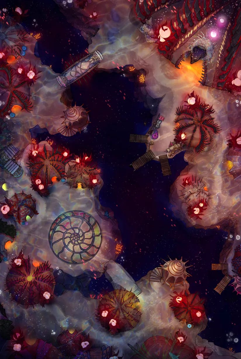 Merfolk Marina map, Evil variant