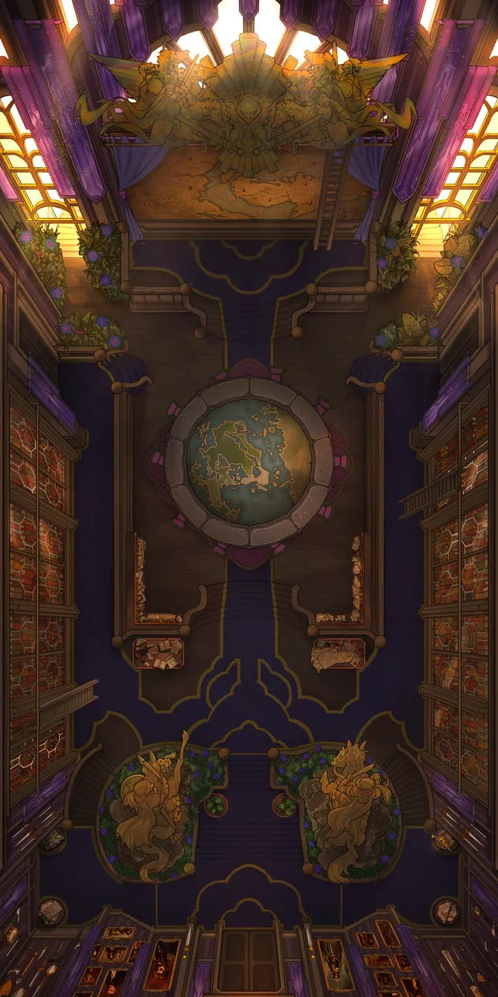 War Room Interior map, Lilac Faction variant thumbnail