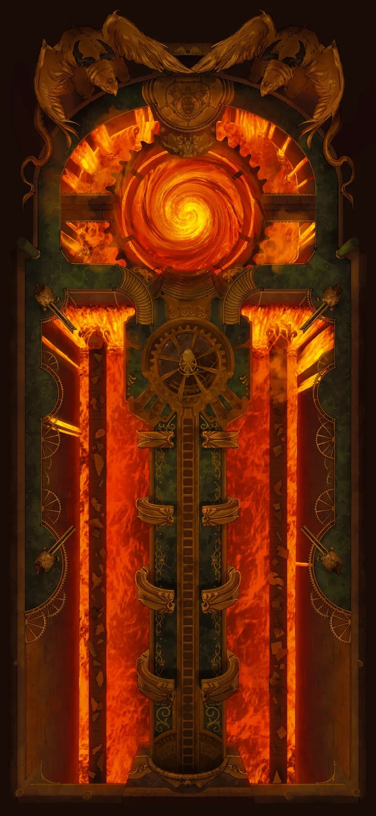 Clockwork Dragon Lair Interior map, Whirlpool variant thumbnail