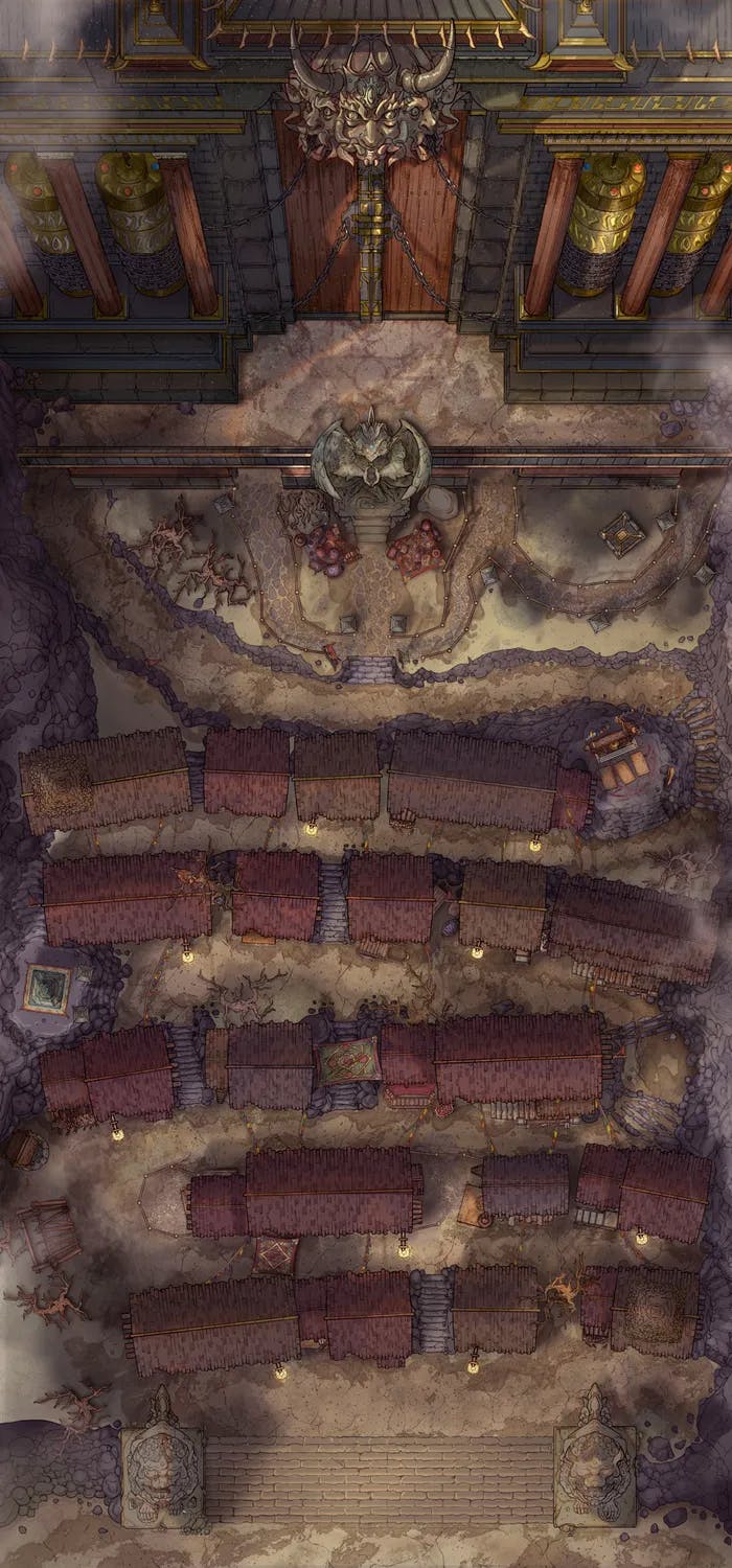 The Forbidden Gates map, Barren variant thumbnail