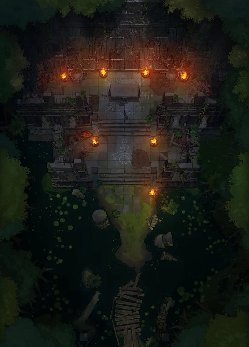 Jungle Temple Entrance map, Closed Original Night variant thumbnail