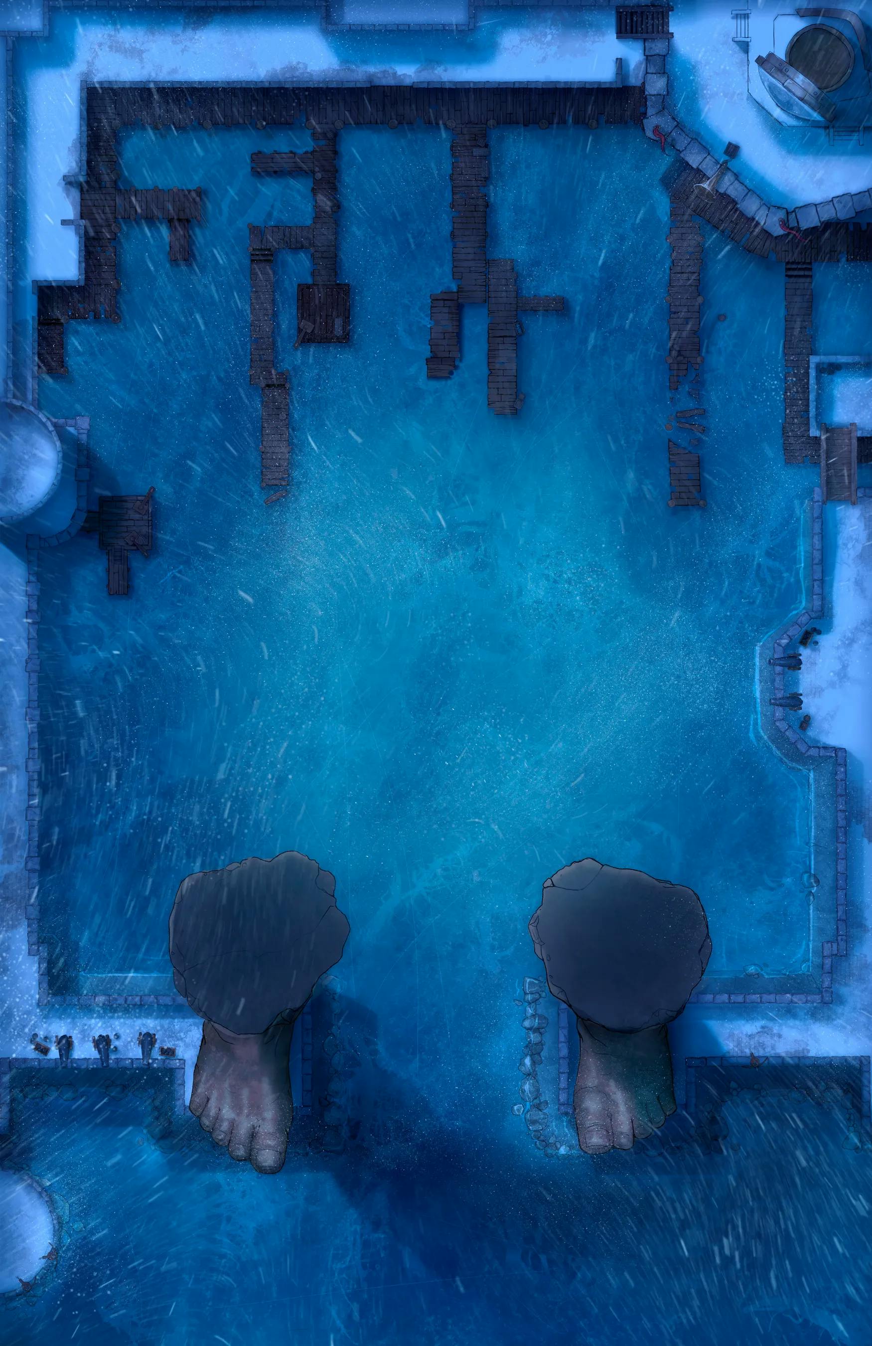 Colossus Port map, Winter variant thumbnail