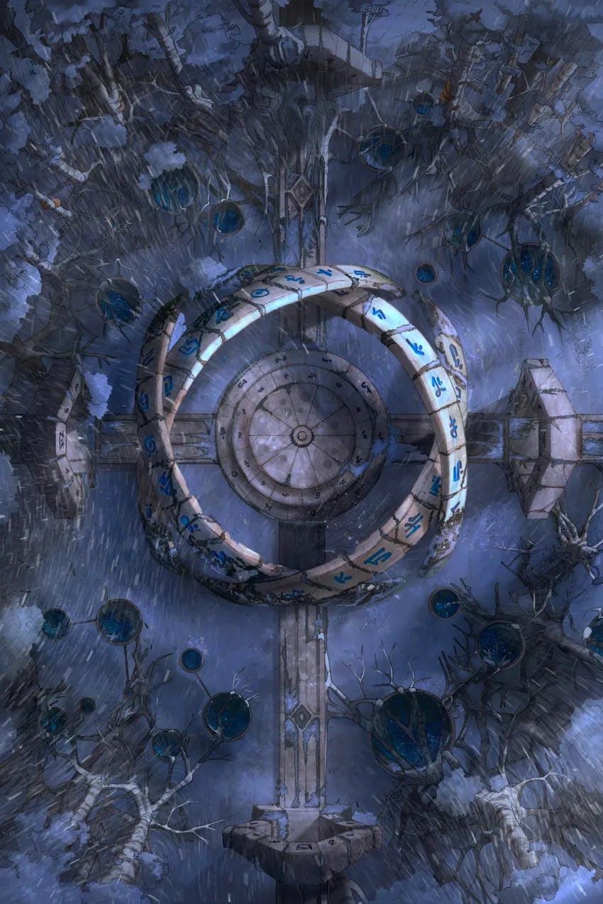 Celestial Gate map, Winter variant thumbnail