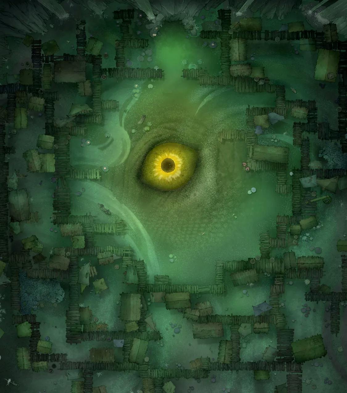 Bullywug Swamp map, Beast Eye Night variant thumbnail