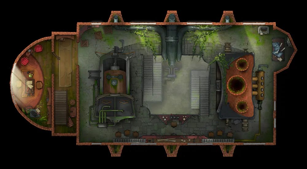Steam Factory map, Overgrown Floor 2 variant thumbnail