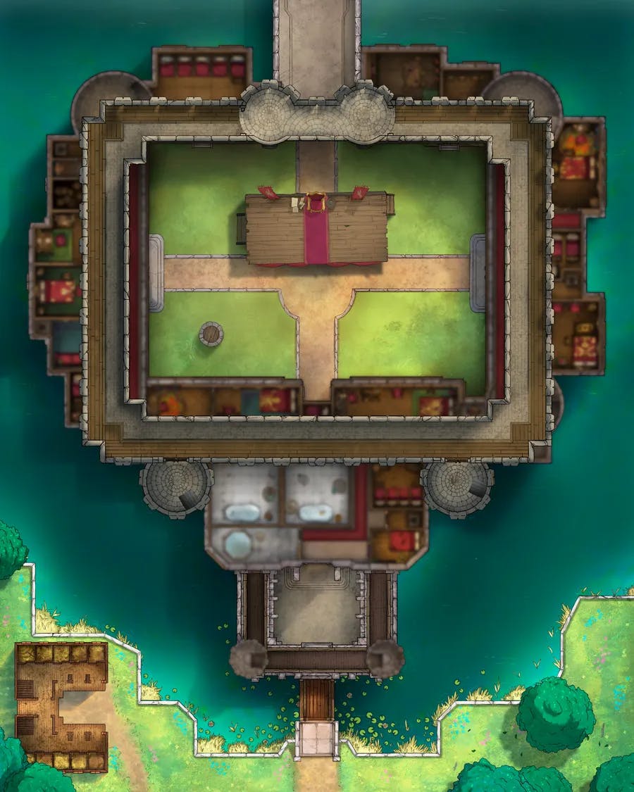 Palace Outer Court map, Third Floor Kings Address variant thumbnail