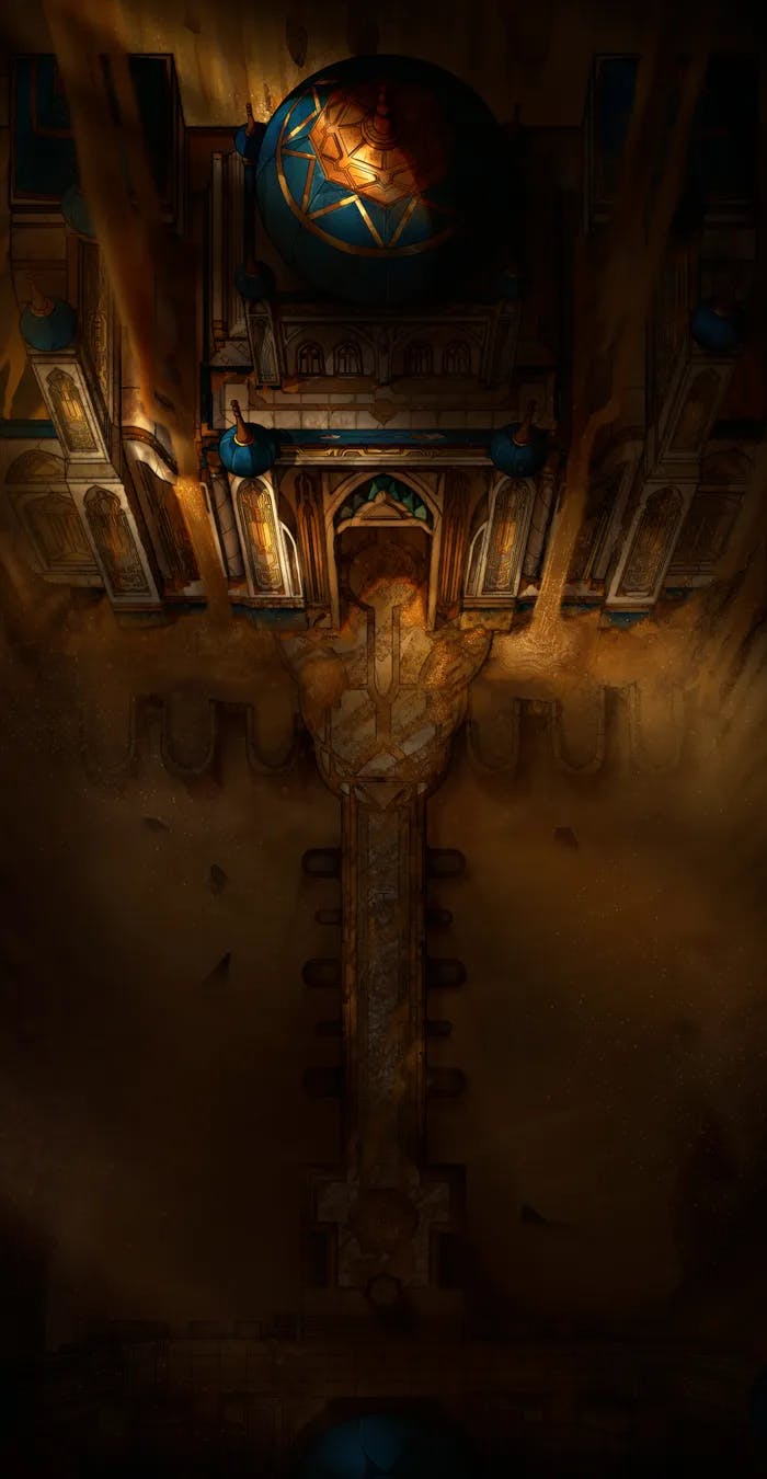 Tomb Of Sand map, Sunfall variant thumbnail