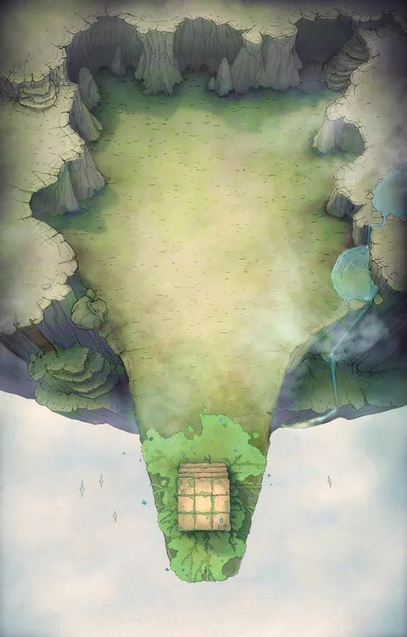 Mountaintop Altar map, Day Green Shrine variant thumbnail