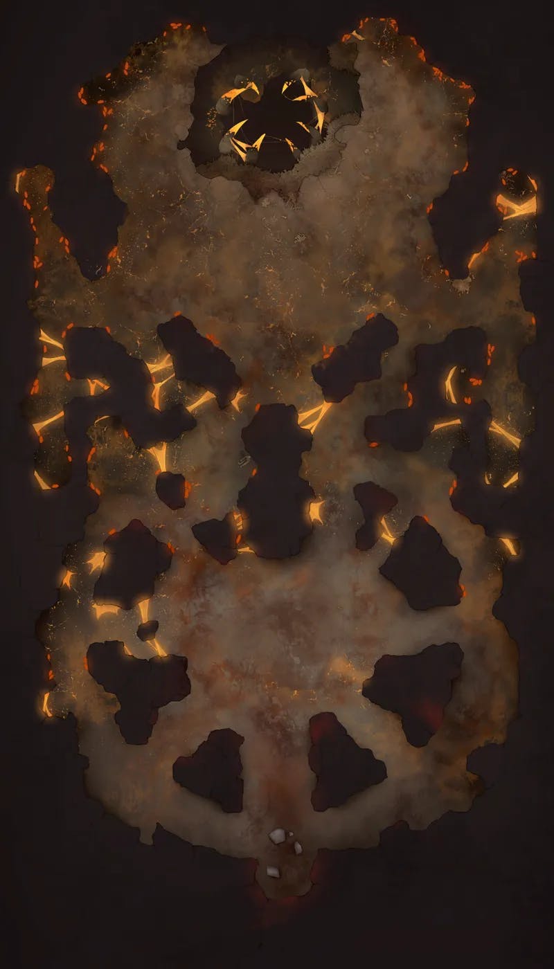 Necropolis Dungeon map, Level 4 Hive Variation 1 variant thumbnail