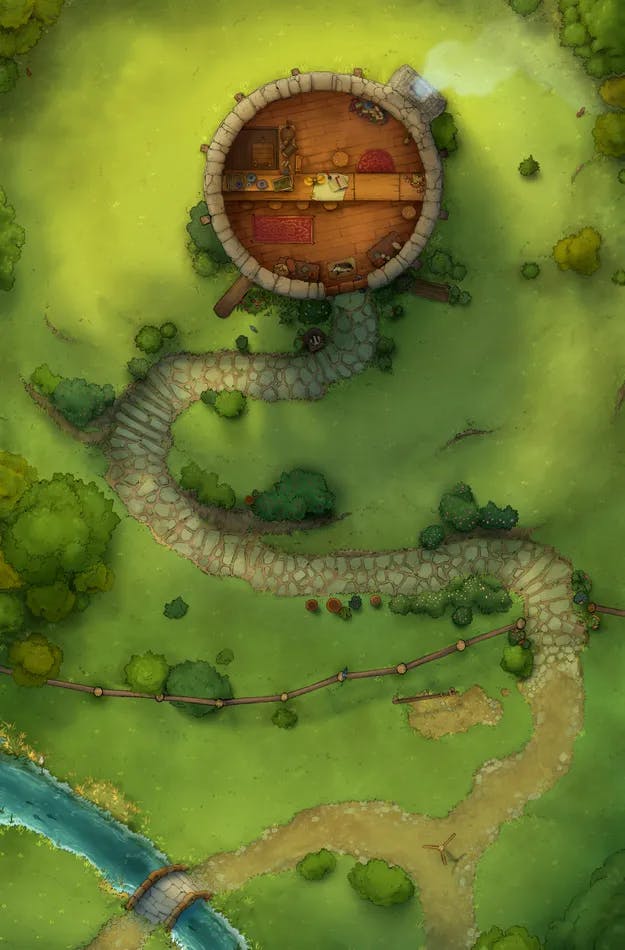 Badger Hill map, Simple variant thumbnail