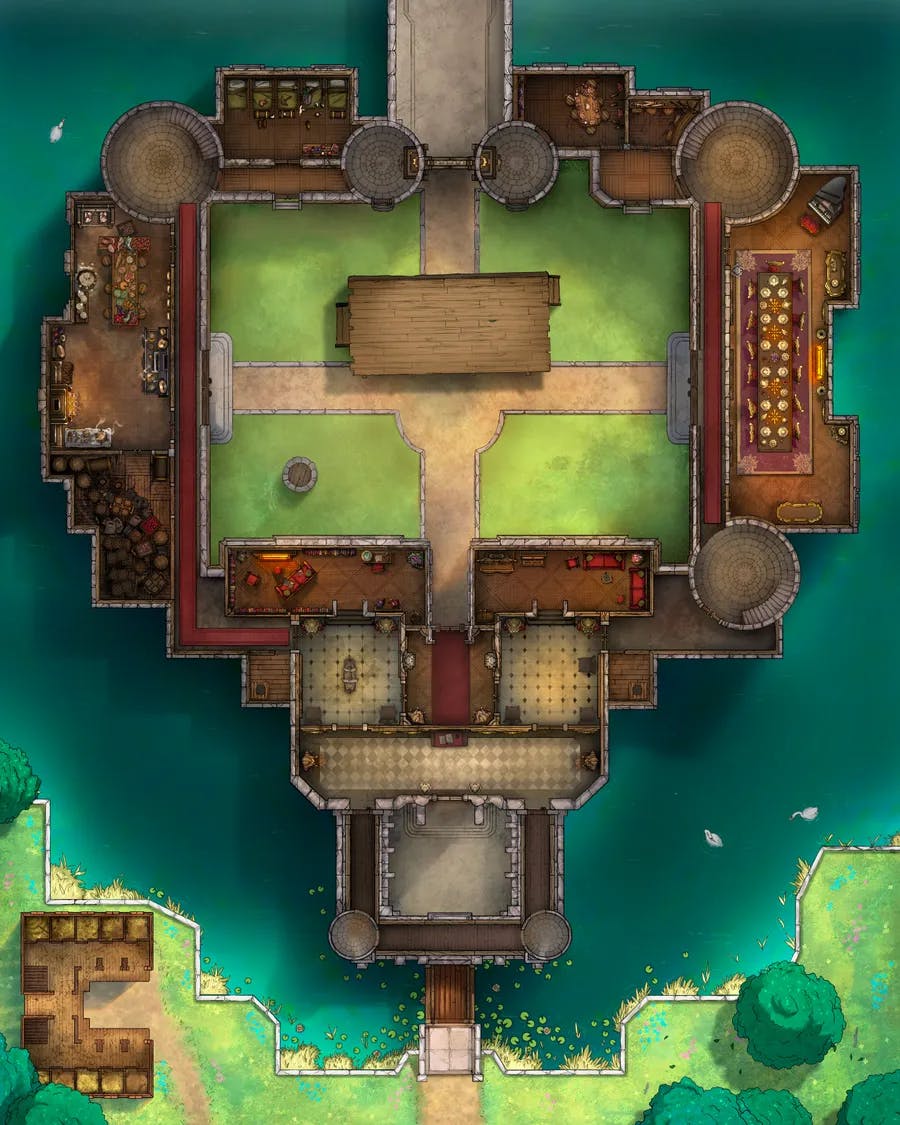 Palace Outer Court map, First Floor Stage variant thumbnail