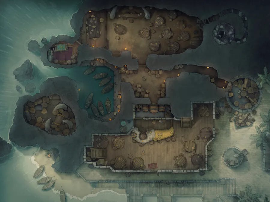 Pirate Port Tavern map, Rain Tavern Level variant thumbnail