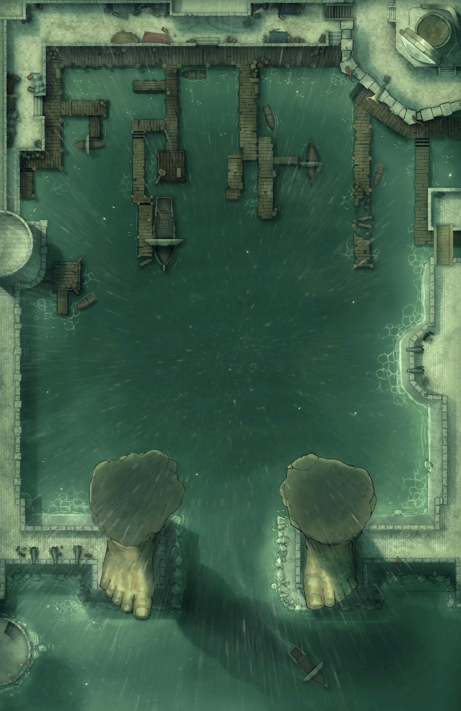 Colossus Port map, Rain variant thumbnail