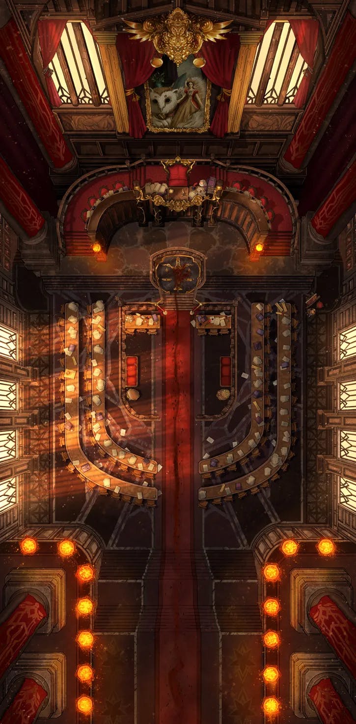 Court of Justice map, Reluctant Trial variant thumbnail
