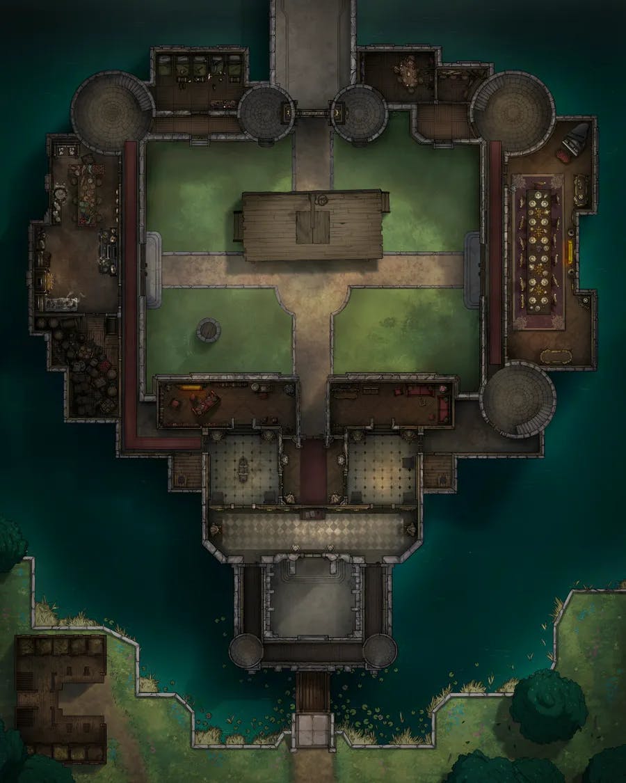 Palace Outer Court map, First Floor Gallows variant thumbnail