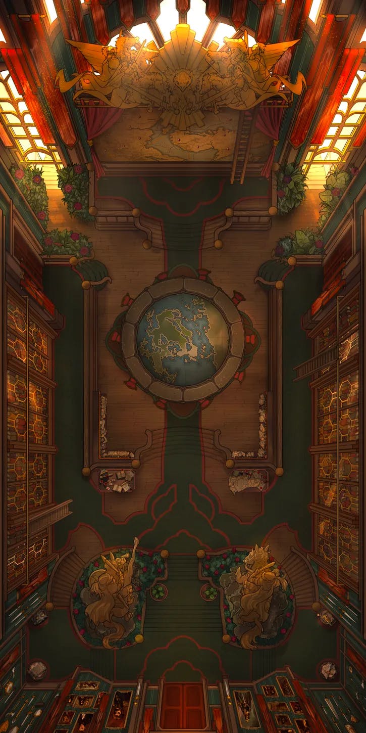 War Room Interior map, Original Day variant
