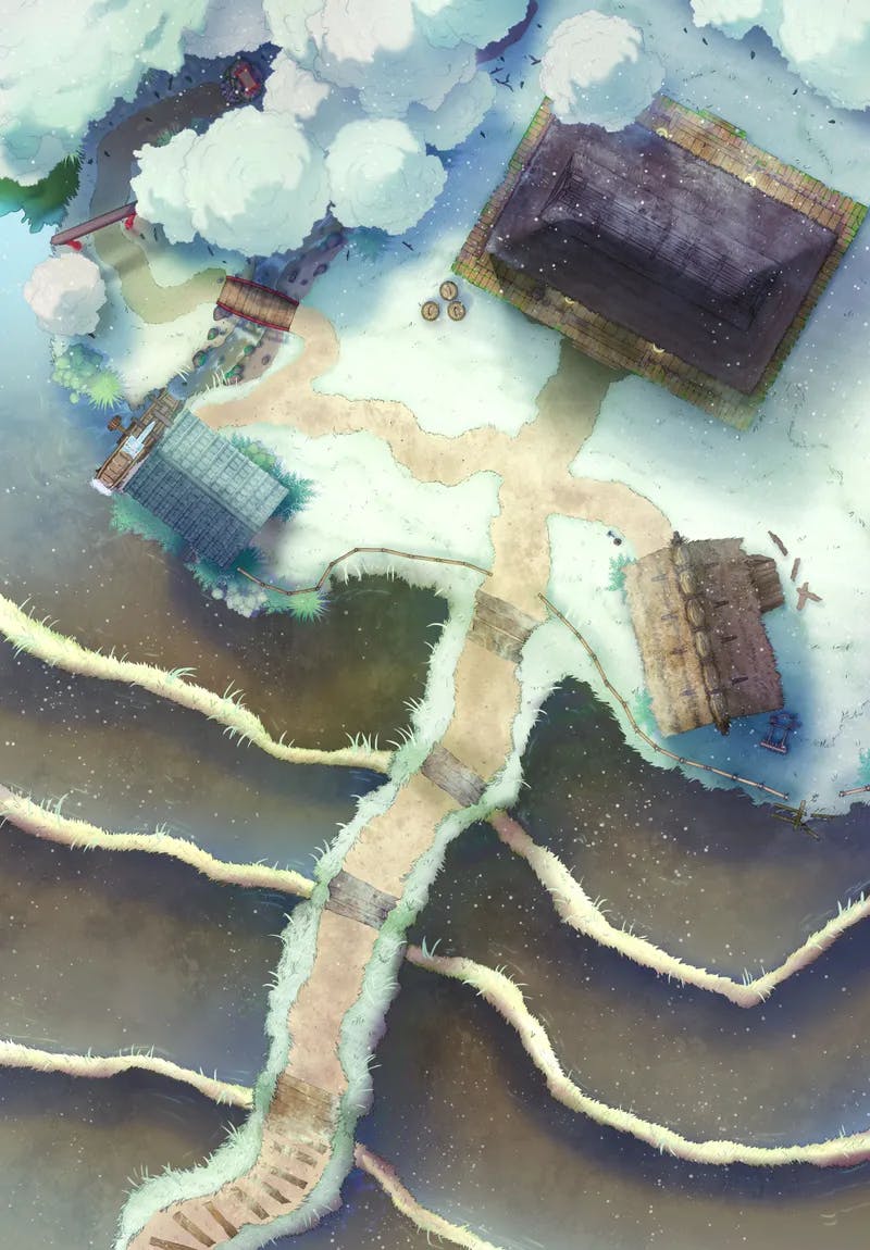 Oni Hideout map, Winter variant thumbnail