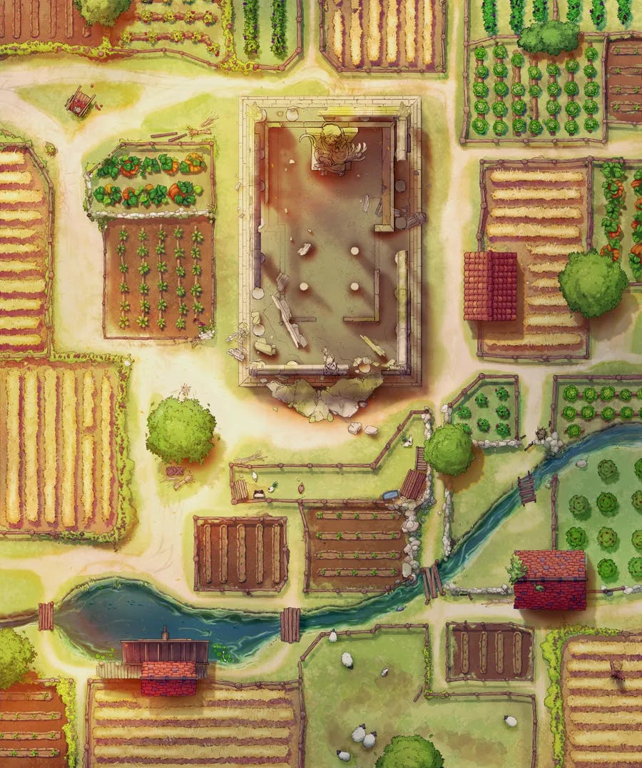Temple Pastures map, Dawn variant thumbnail