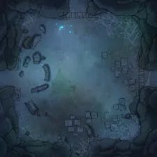 Modular Caves map, Ruins Rune Passage 4 Exits variant thumbnail
