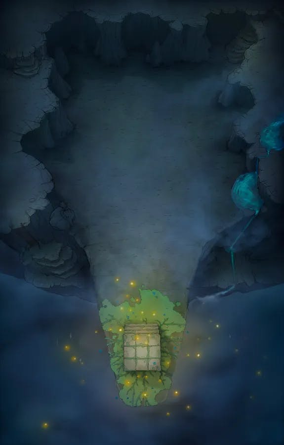 Mountaintop Altar map, Night Green Shrine variant thumbnail