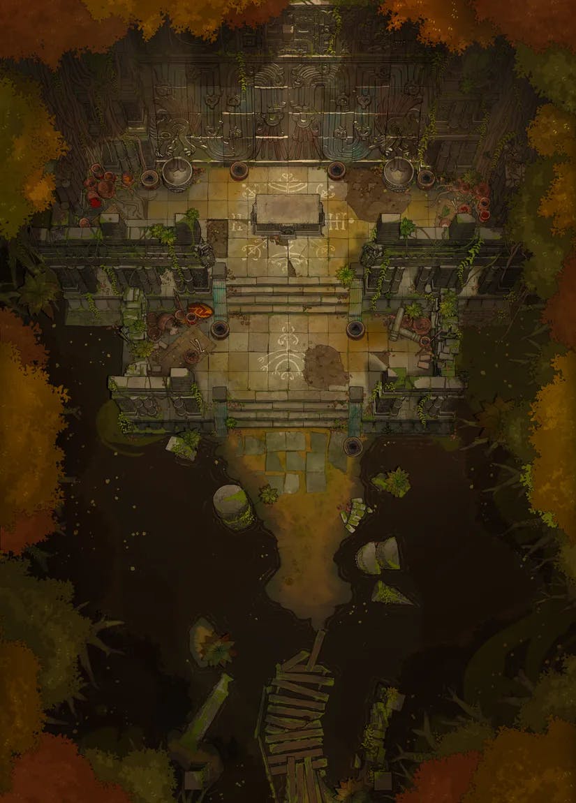 Jungle Temple Entrance map, Closed Autumn variant thumbnail