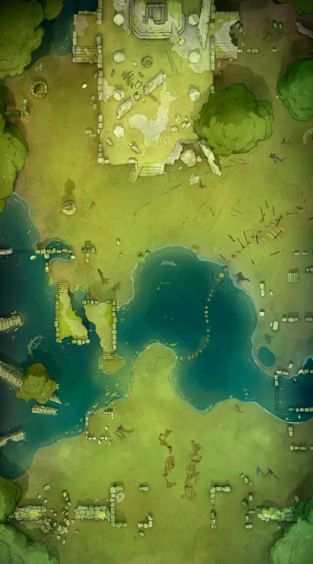 Ancient Battlefield map, Original Day variant