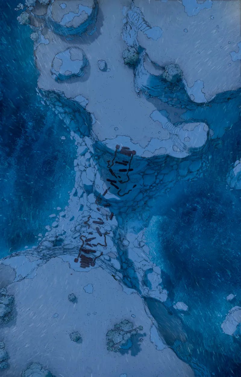 Ropebridge Chasm map, Snow variant thumbnail