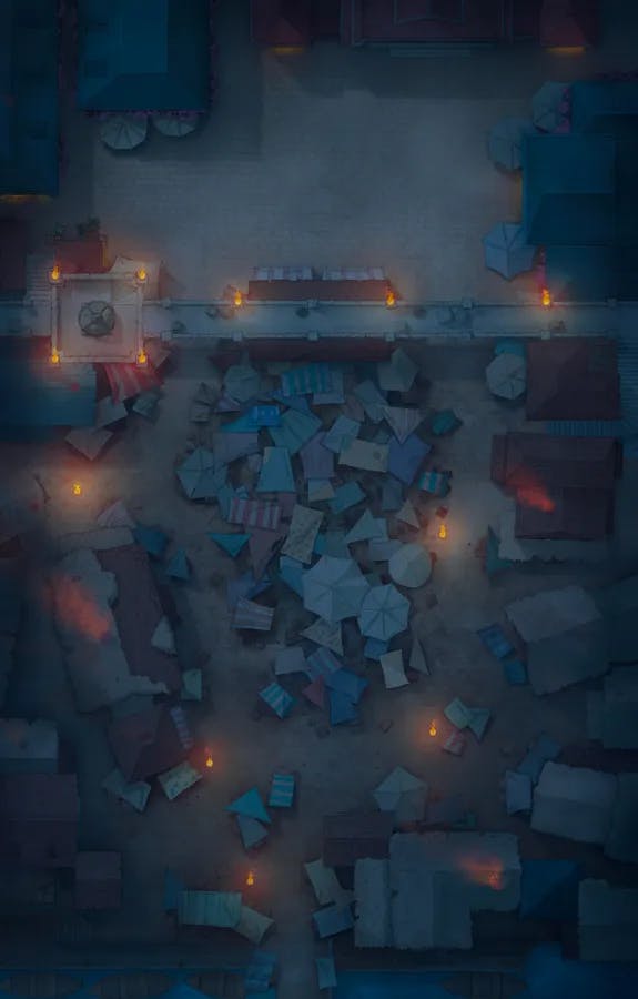 City Marketplace map, Original Empty Night variant thumbnail