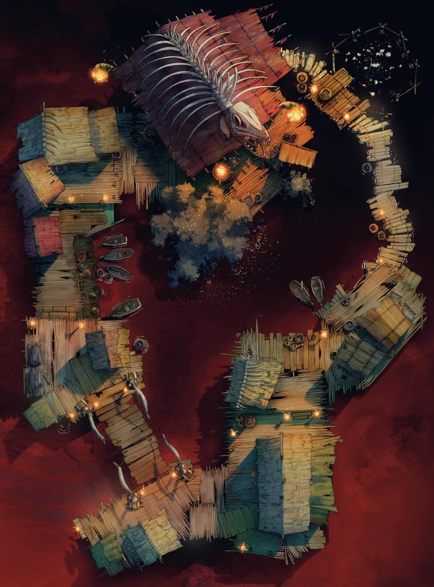 Floating Village map, Blood Docks variant thumbnail