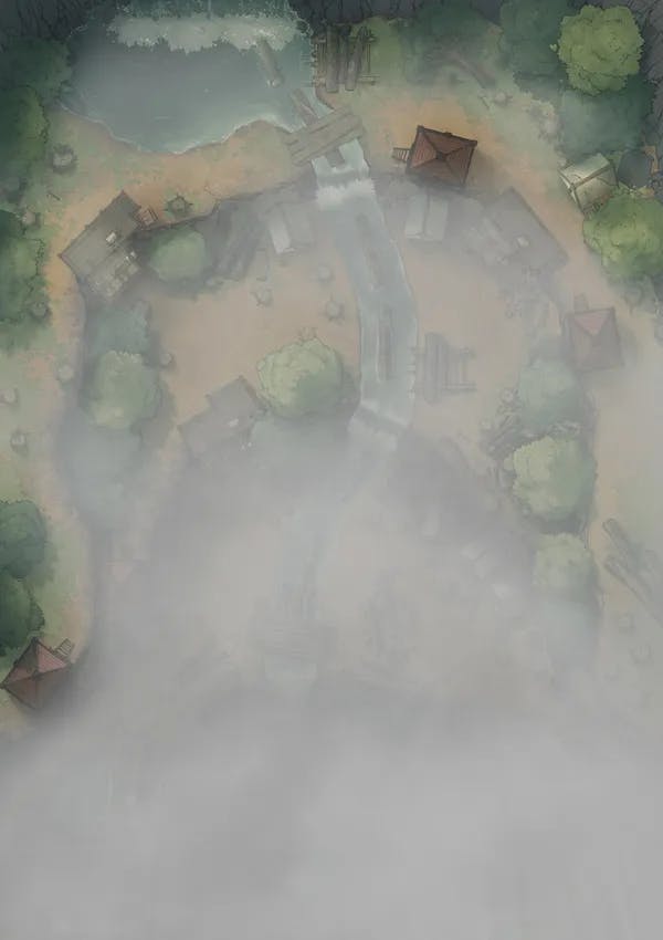 Mountain Logging Camp map, Rising Fog 01 variant thumbnail
