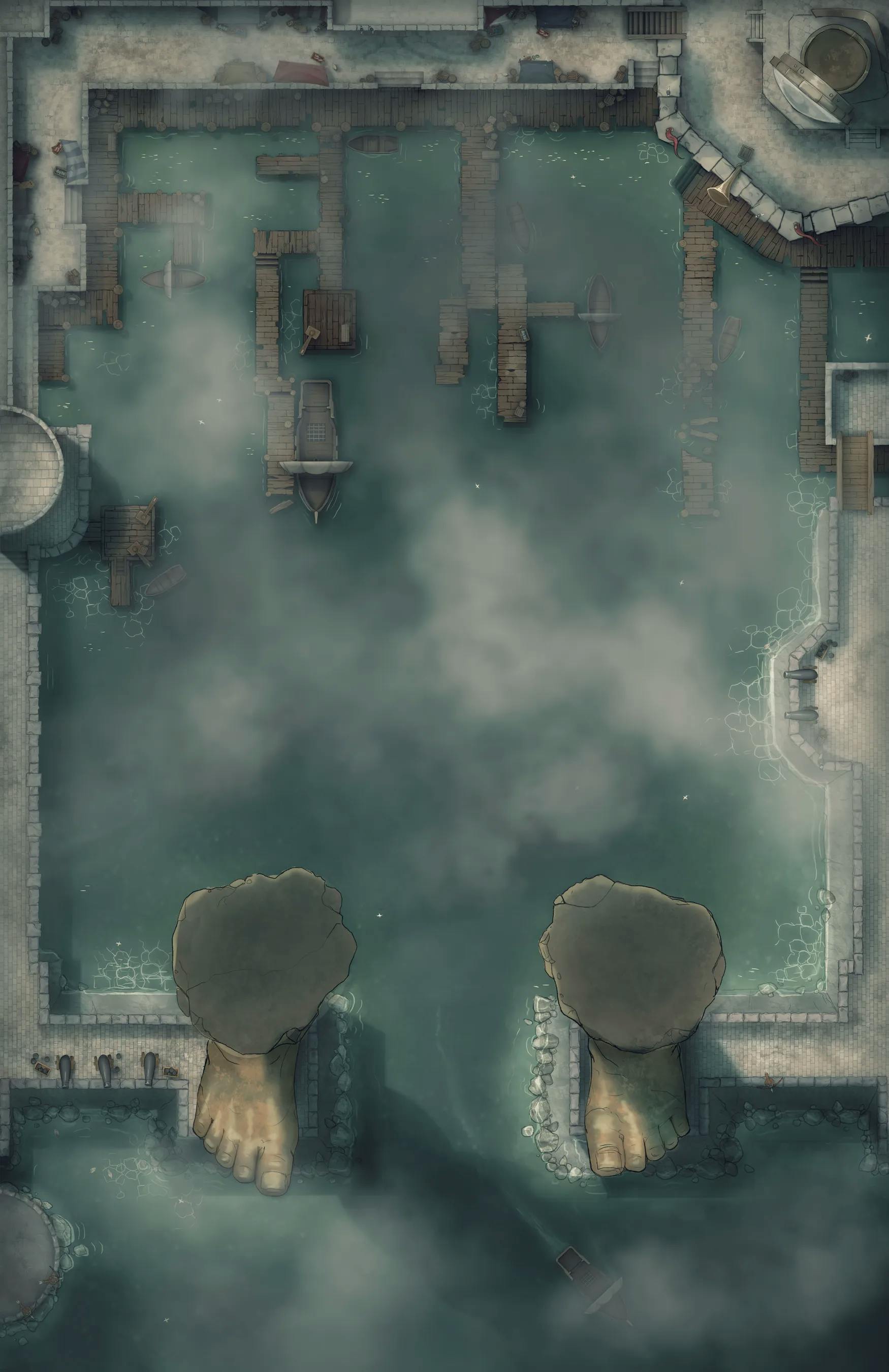 Colossus Port map, Fog variant thumbnail