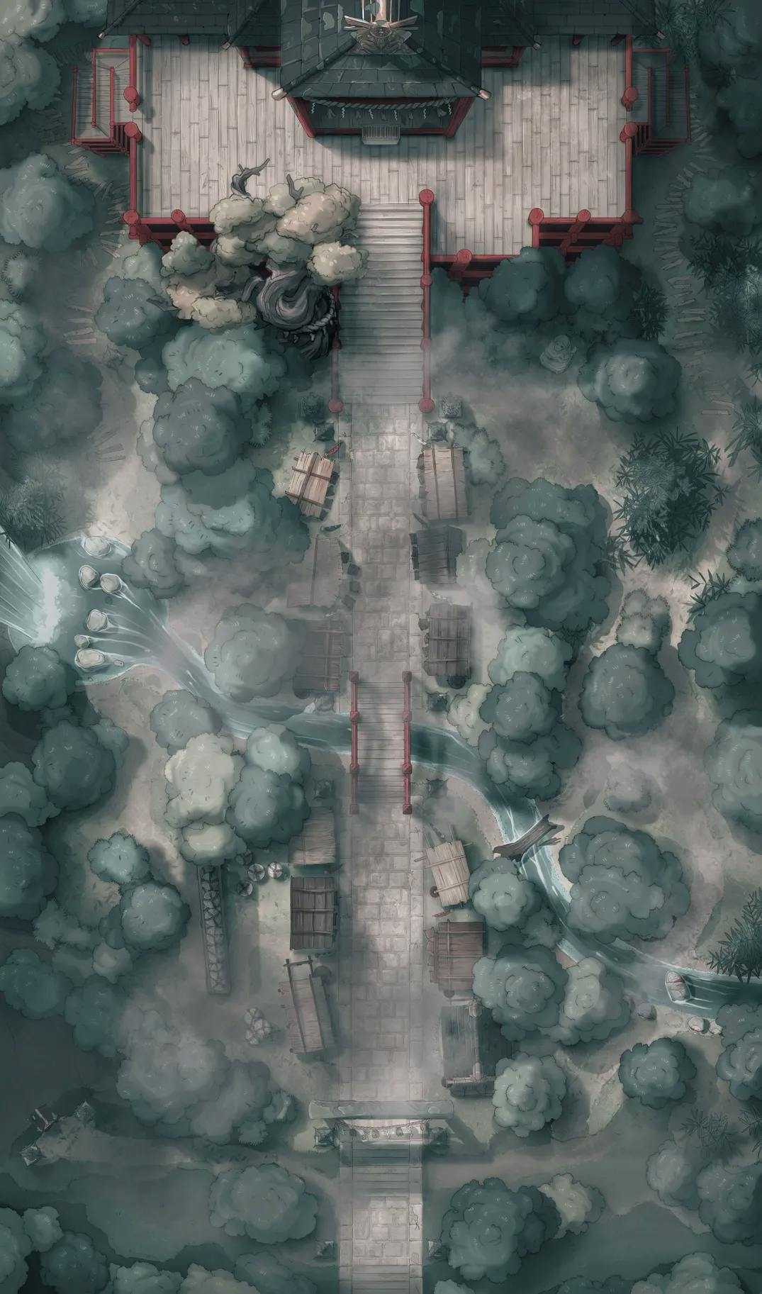 Forest Shrine Festival map, Fog variant thumbnail