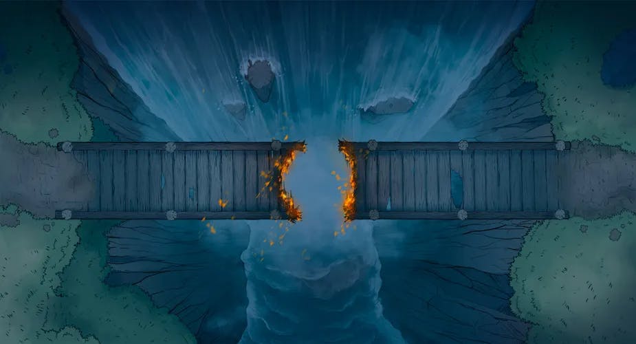 Goblin Bridge map, Dragon Fire Night variant thumbnail