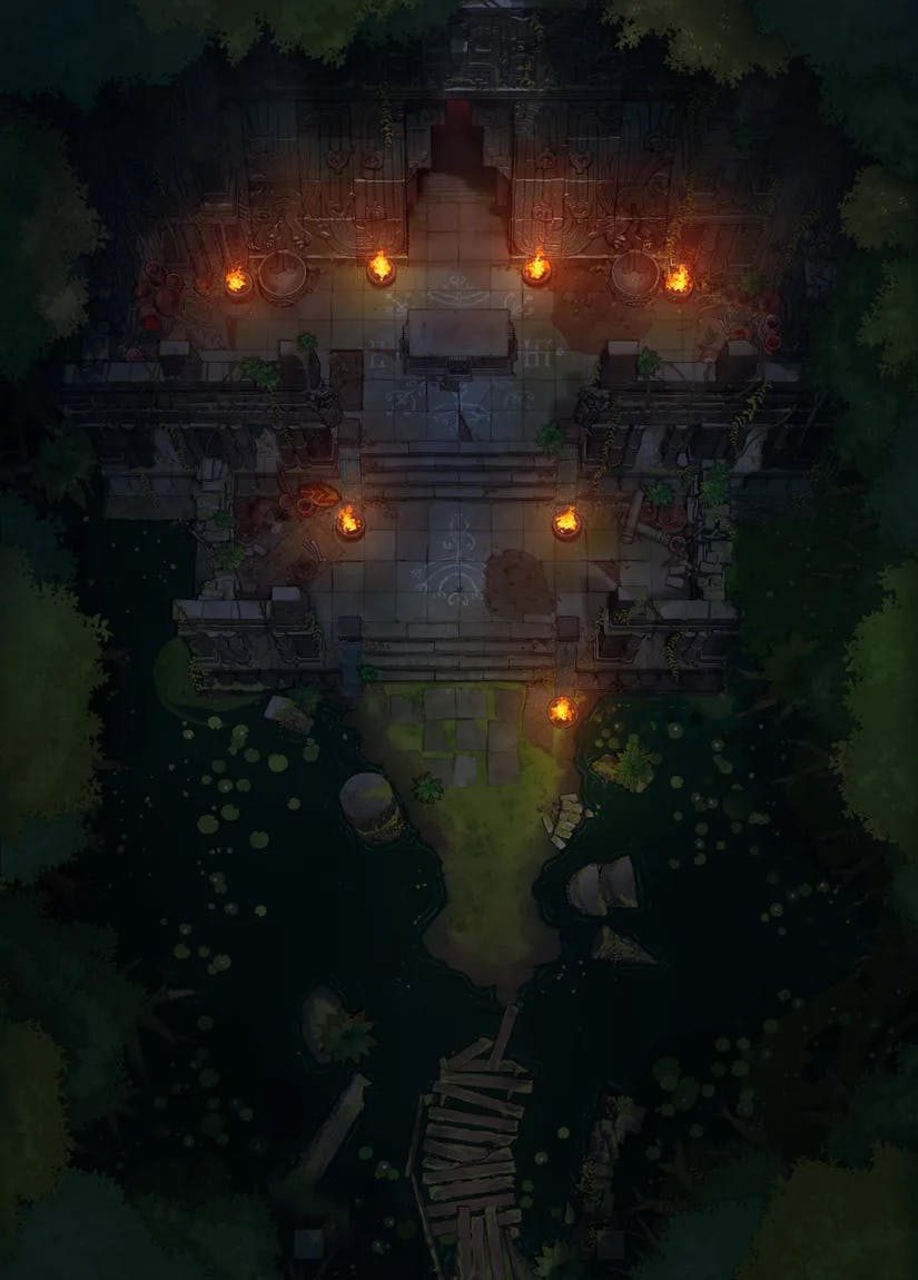 Jungle Temple Entrance map, Open Original Night variant thumbnail