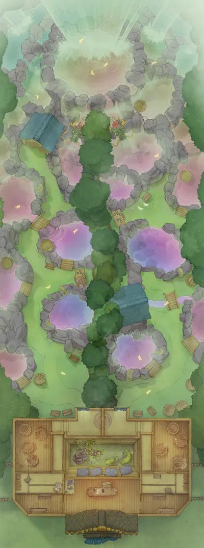 Steamy Japanese Bathhouse map, Fairy variant thumbnail