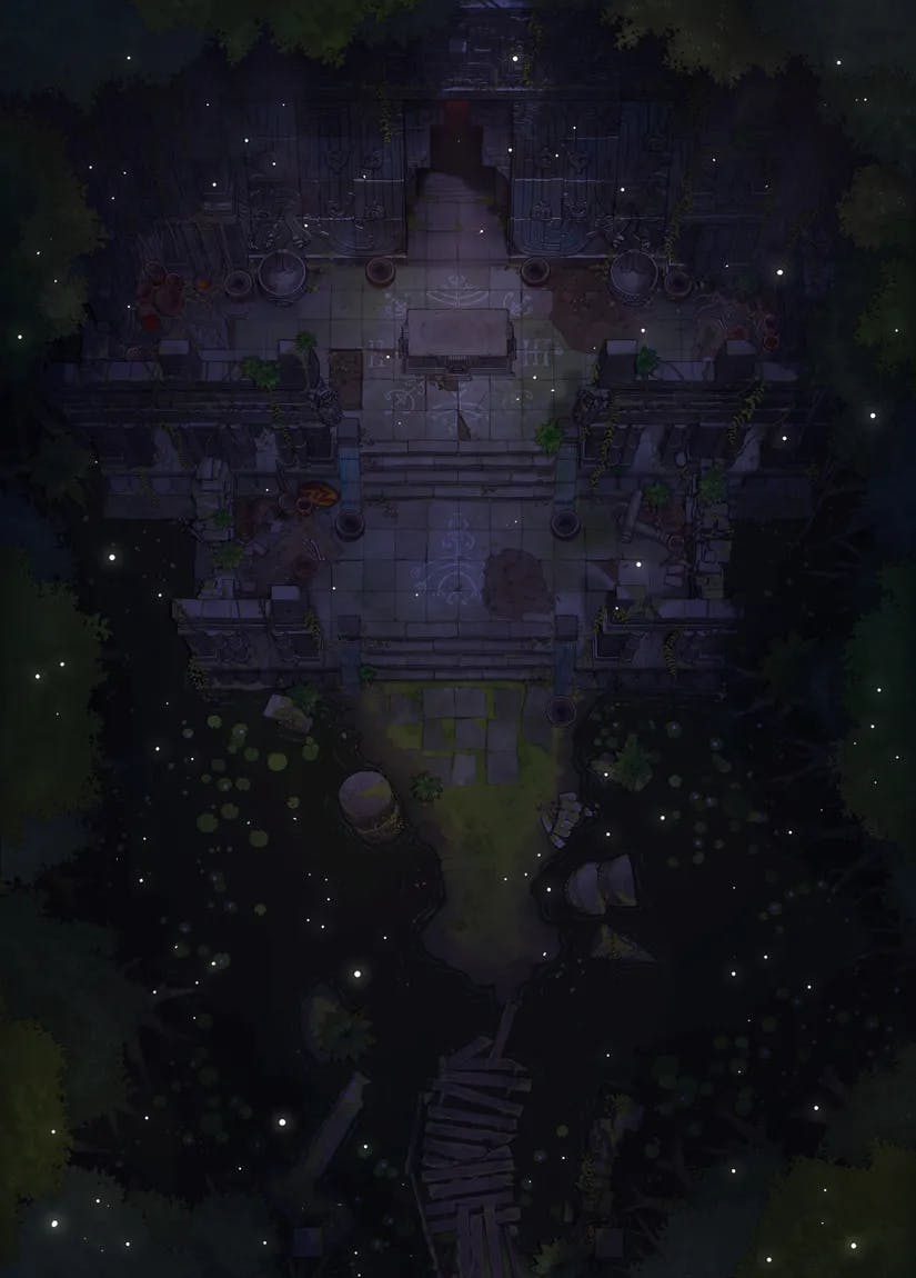 Jungle Temple Entrance map, Open Fireflies variant thumbnail
