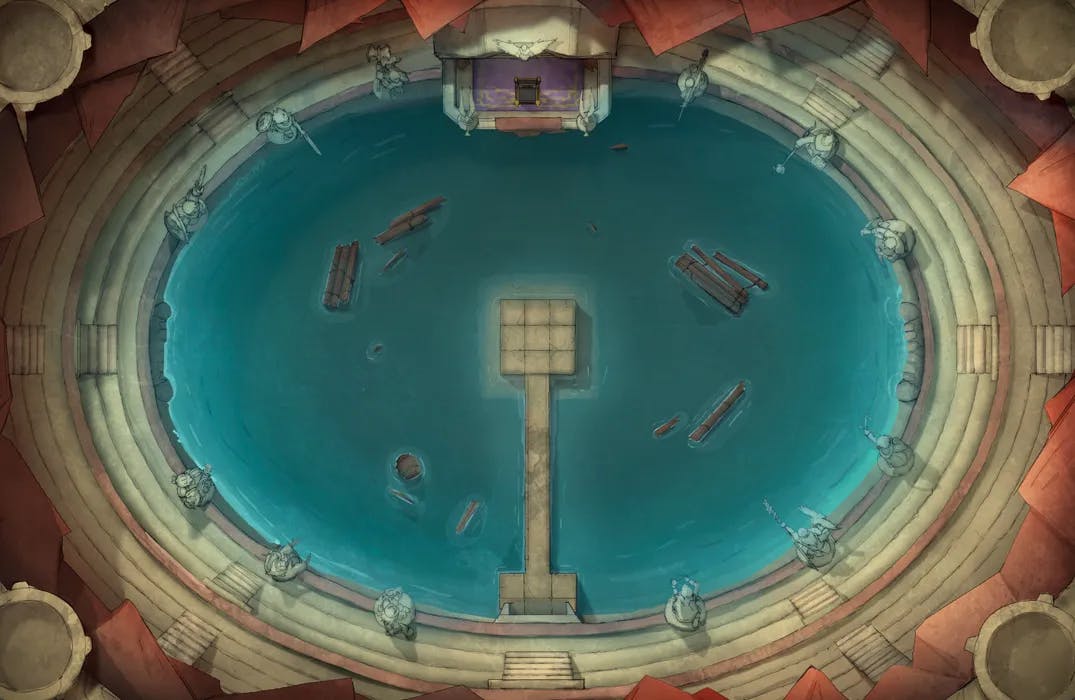 Colosseum of Challenges map, Water Trial Day variant thumbnail