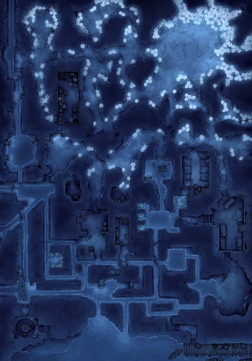Cavern Of The Venom Queen map, Dark Cave variant thumbnail