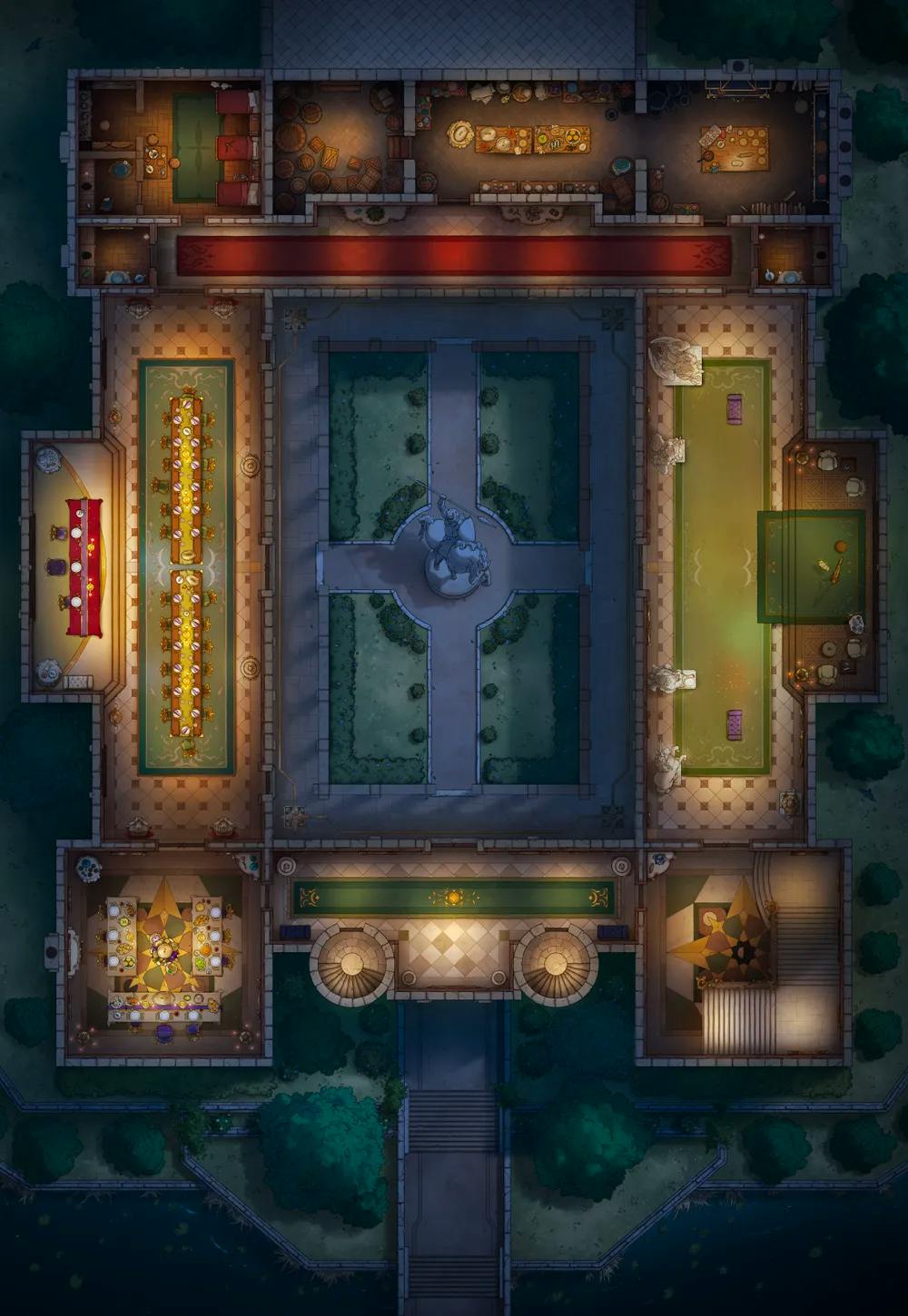 Palace Inner Court map, First Floor Original Night Light variant thumbnail