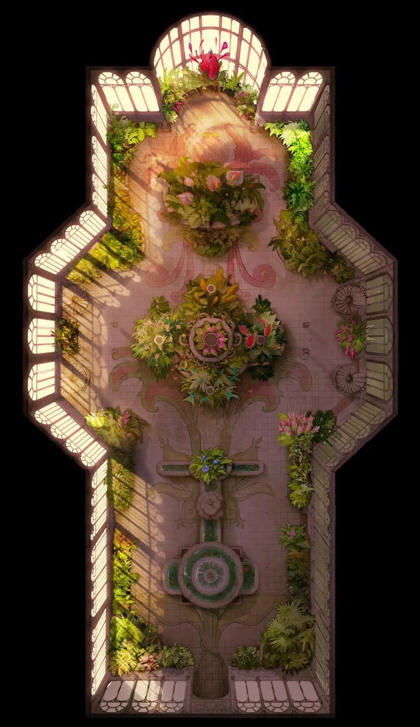 Victorian Greenhouse map, Sunset variant thumbnail