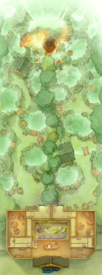 Steamy Japanese Bathhouse map, Original Day variant