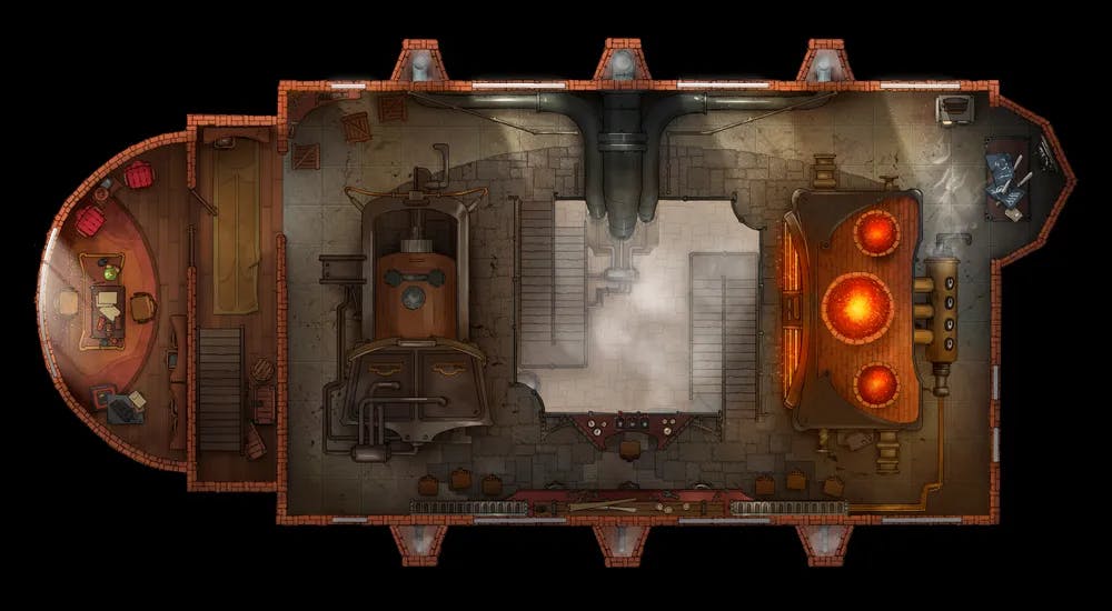 Steam Factory map, Overheated Floor 2 variant thumbnail