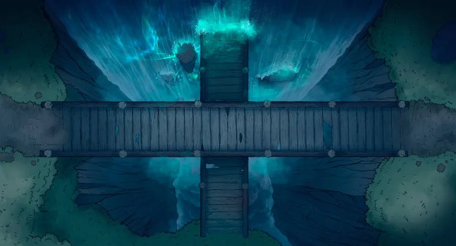 Goblin Bridge map, Cross Bridge Night variant thumbnail
