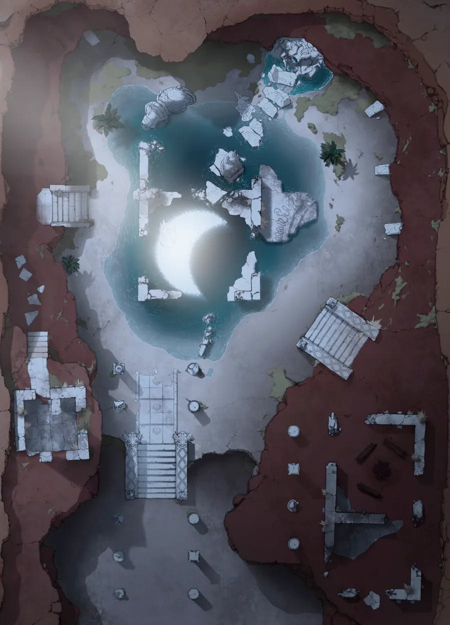 Desert Ruins map, Moonlight variant thumbnail